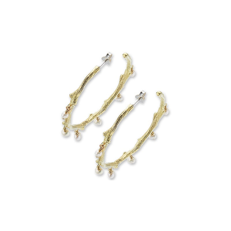 Palas Moonlit Tide Pearl Hoops