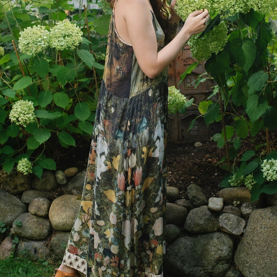 I Dream in Flowers Slip Maxi Dress