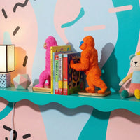 Colourful Gorilla Bookends