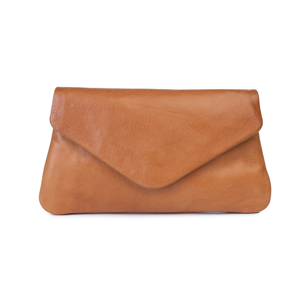 Quinn Leather Purse - Tan