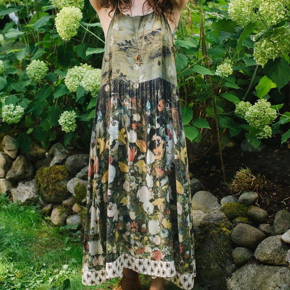 I Dream in Flowers Slip Maxi Dress