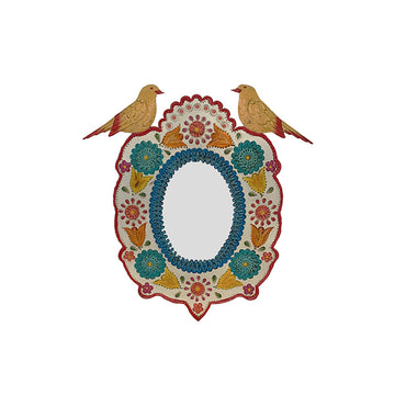 Mexican Mirror with Doves
