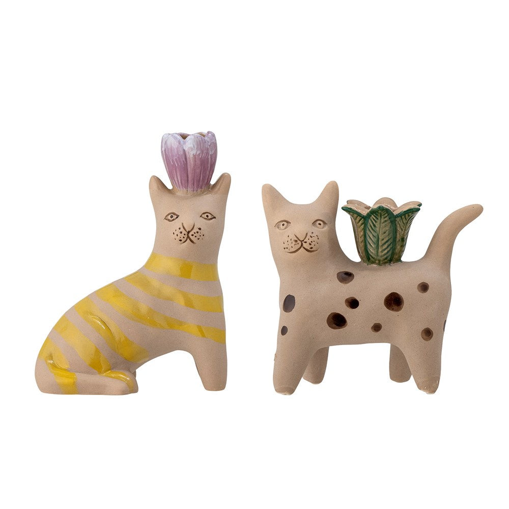 Mamie Cat Candle Holder
