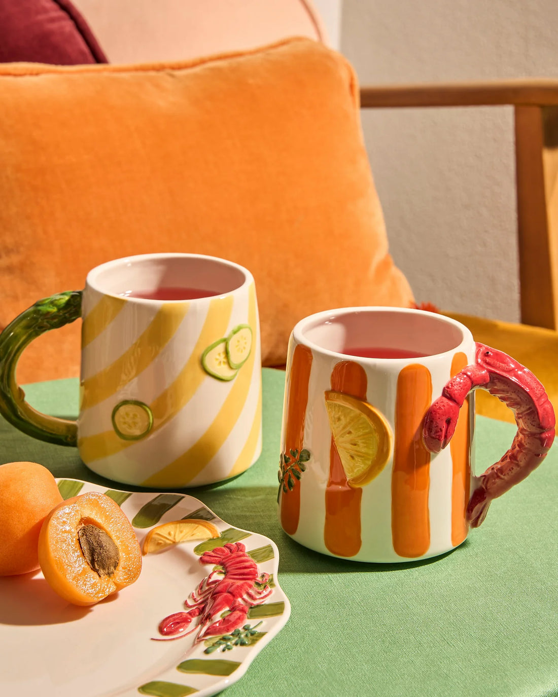 Lobster Stoneware Mug