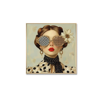 Brushed Audrey Framed Print