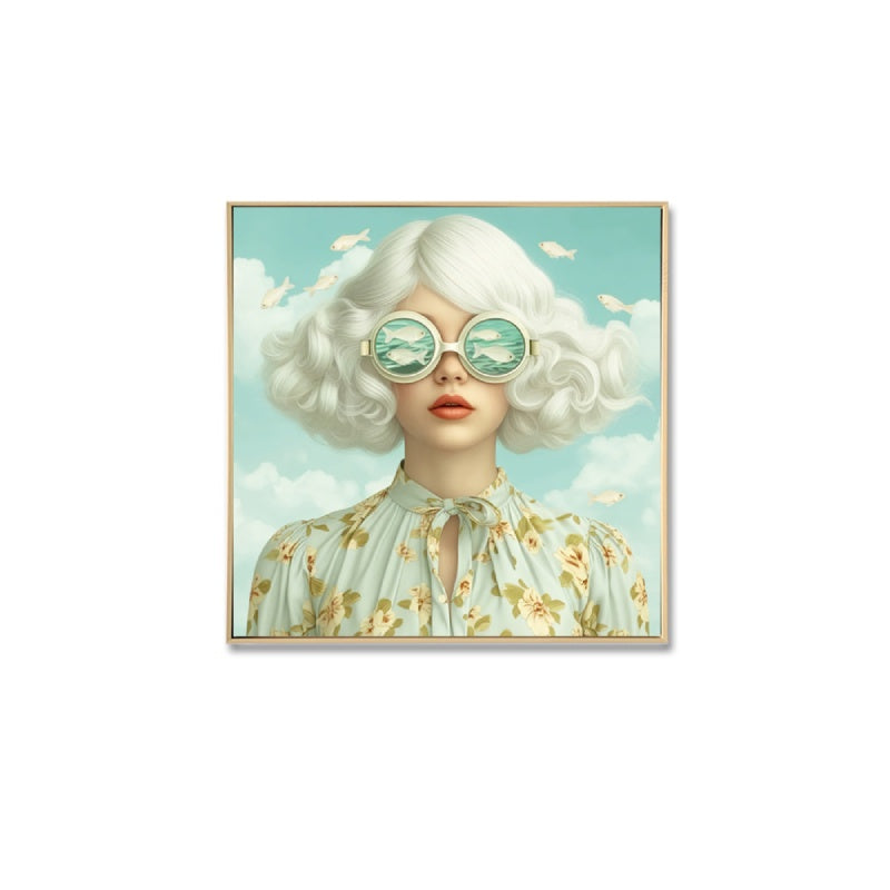 Brushed Hanna Framed Print