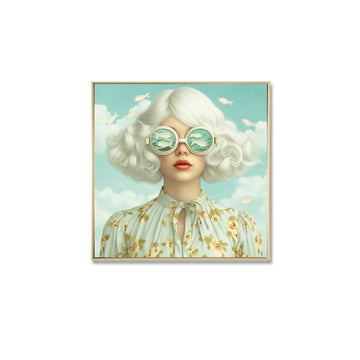 Brushed Hanna Framed Print