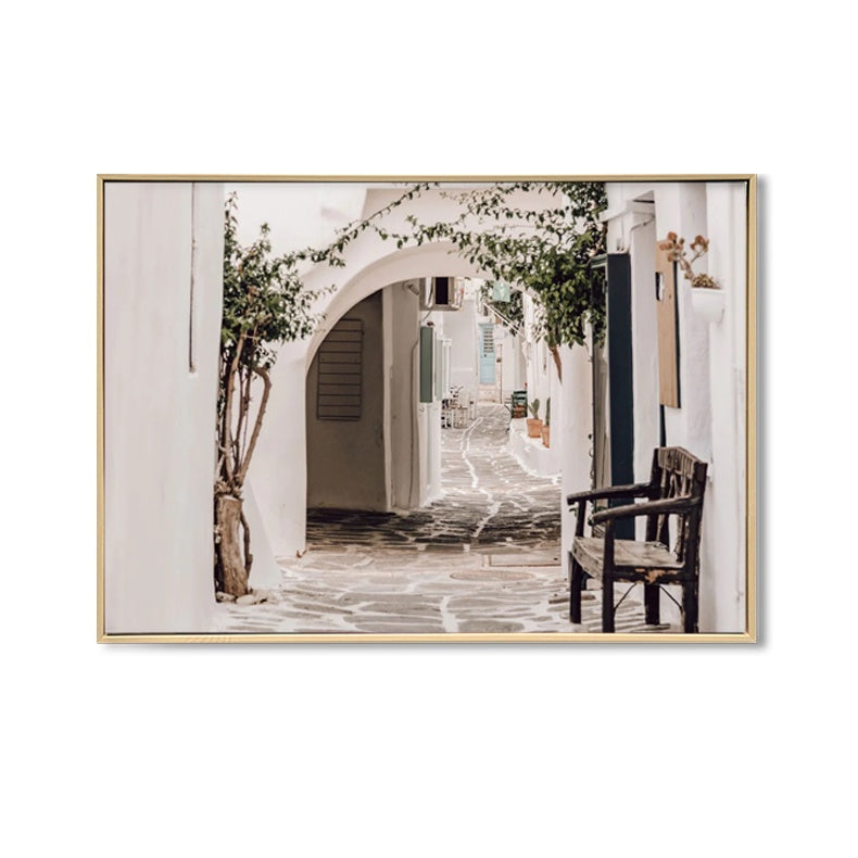 Brushed Tuscan Cobbled Street Print