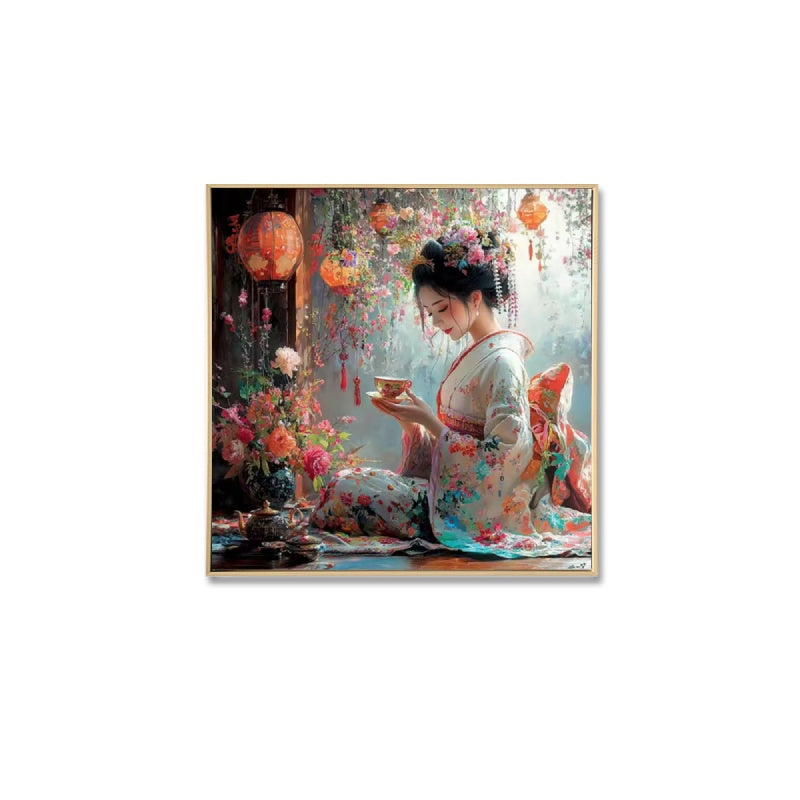 Geisha Girl Framed Print