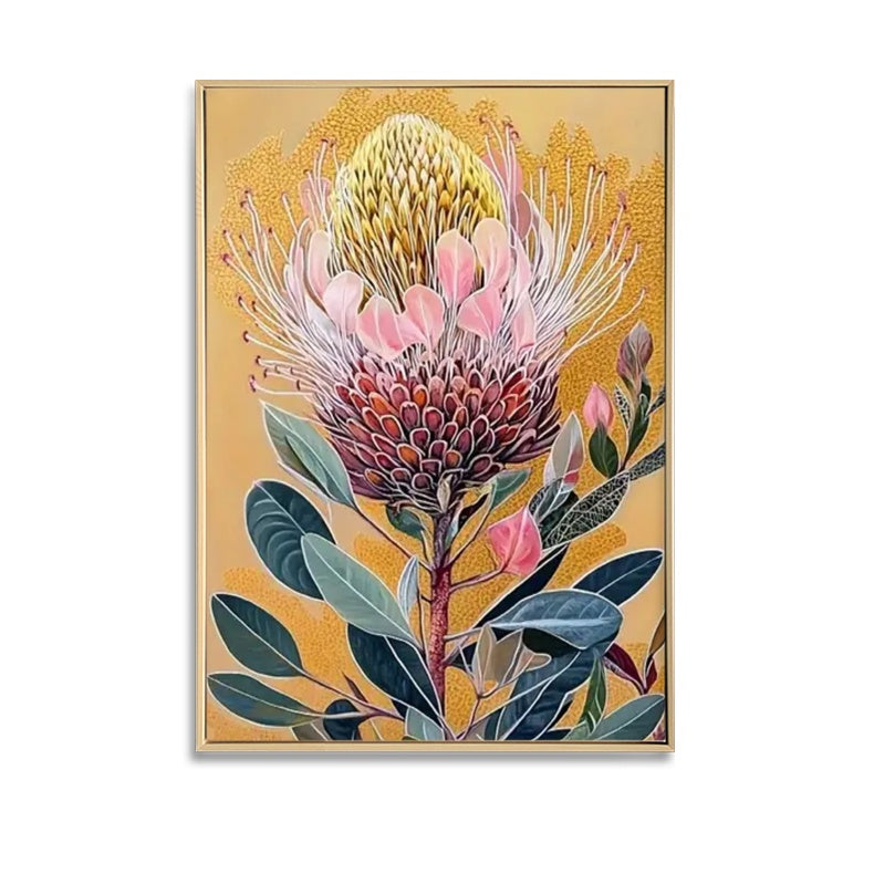 Brushed Banksia Framed Print