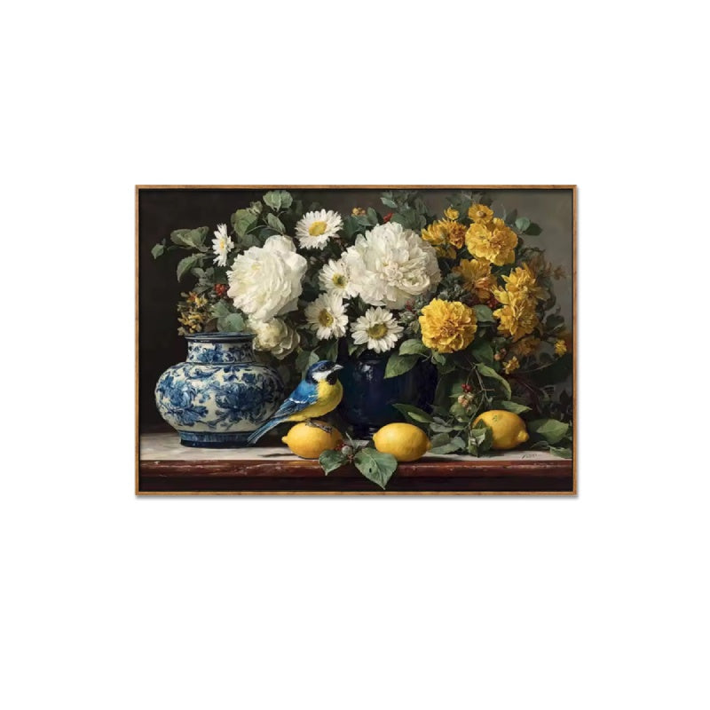 Brushed Still Life Framed Print- Part A