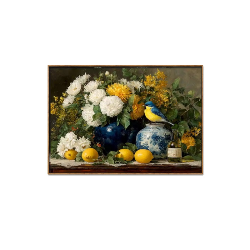 Brushed Still Life Framed Print- Part B