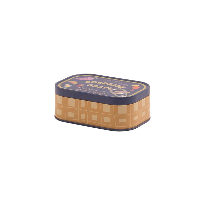 Bordeaux Grape Tin Candle
