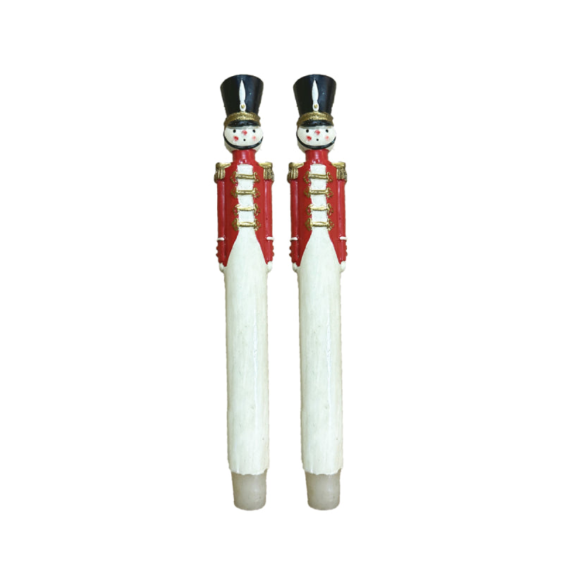 Nutcracker Tapered Candle Set