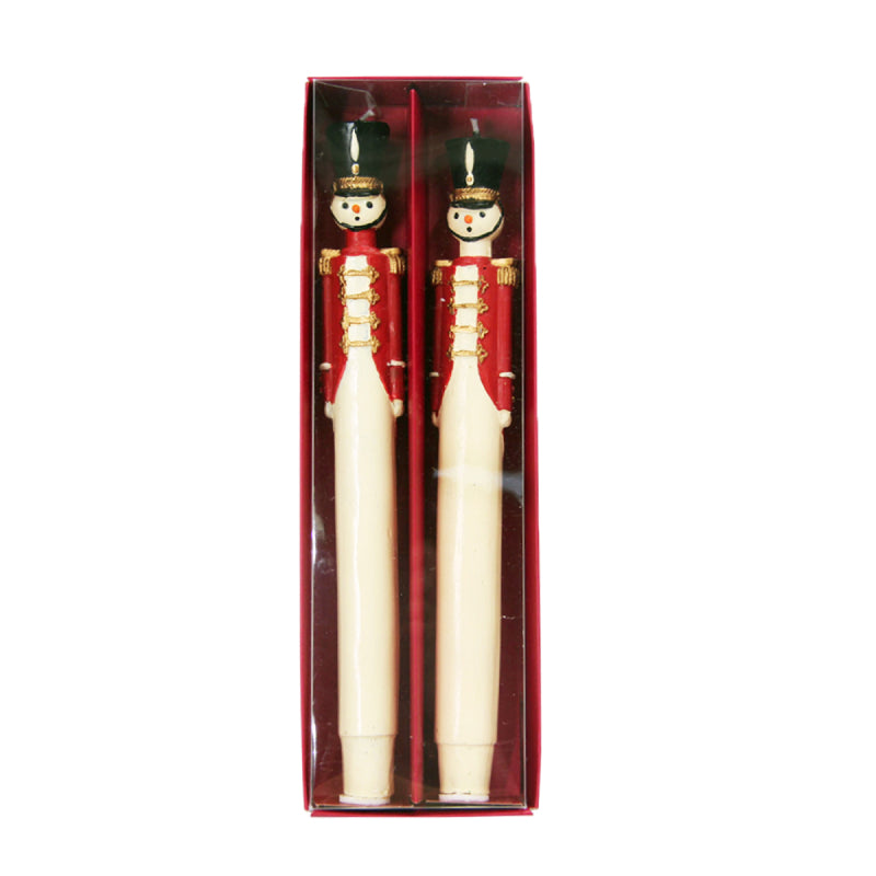 Nutcracker Tapered Candle Set