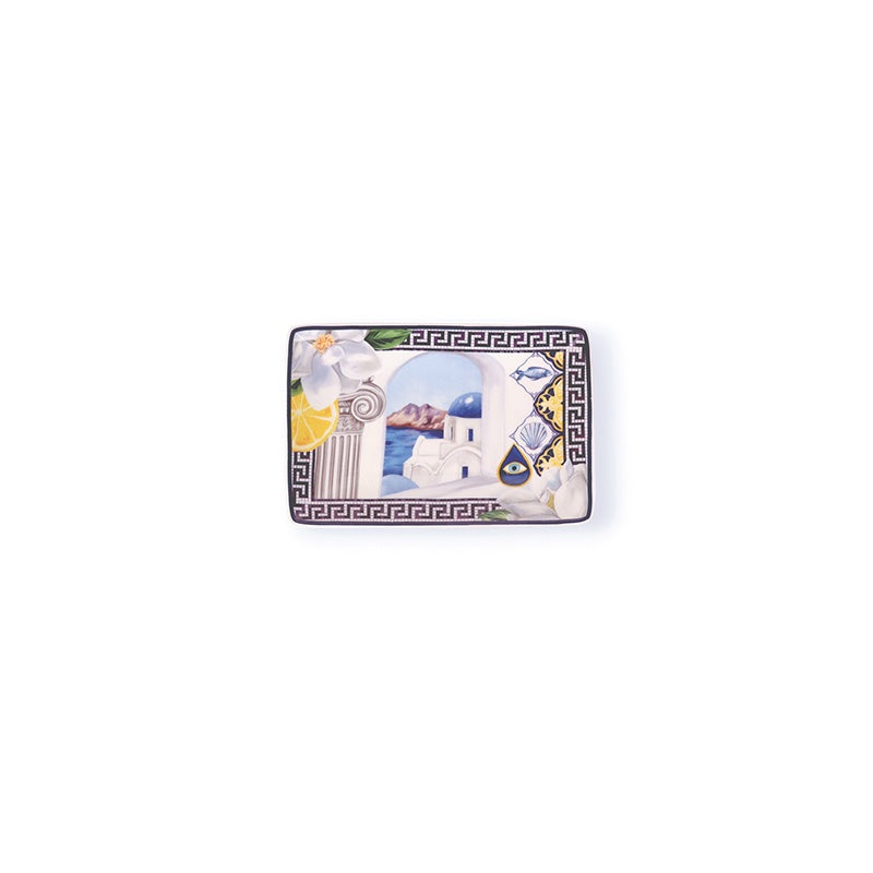 Mediterranean Summer Rectangle Trinket Tray
