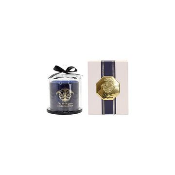 Oud and Bergamont Candle Jar with Cloche