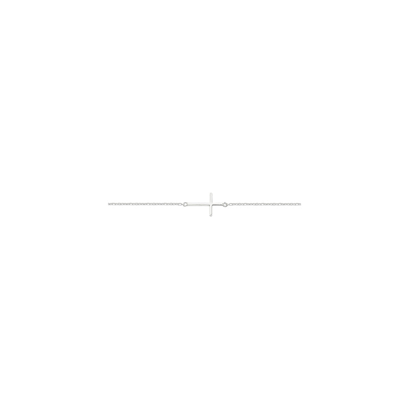 Fine Cross Bracelet