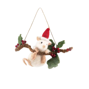 Swinging Mouse Hanging Ornament
