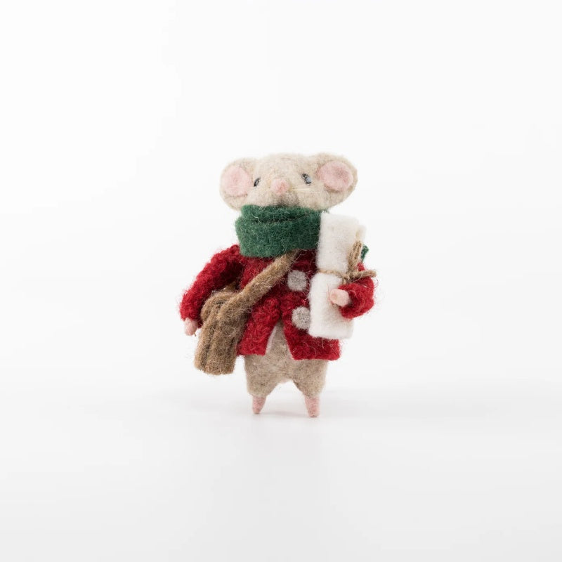 Mouse Postman Hanging Ornament