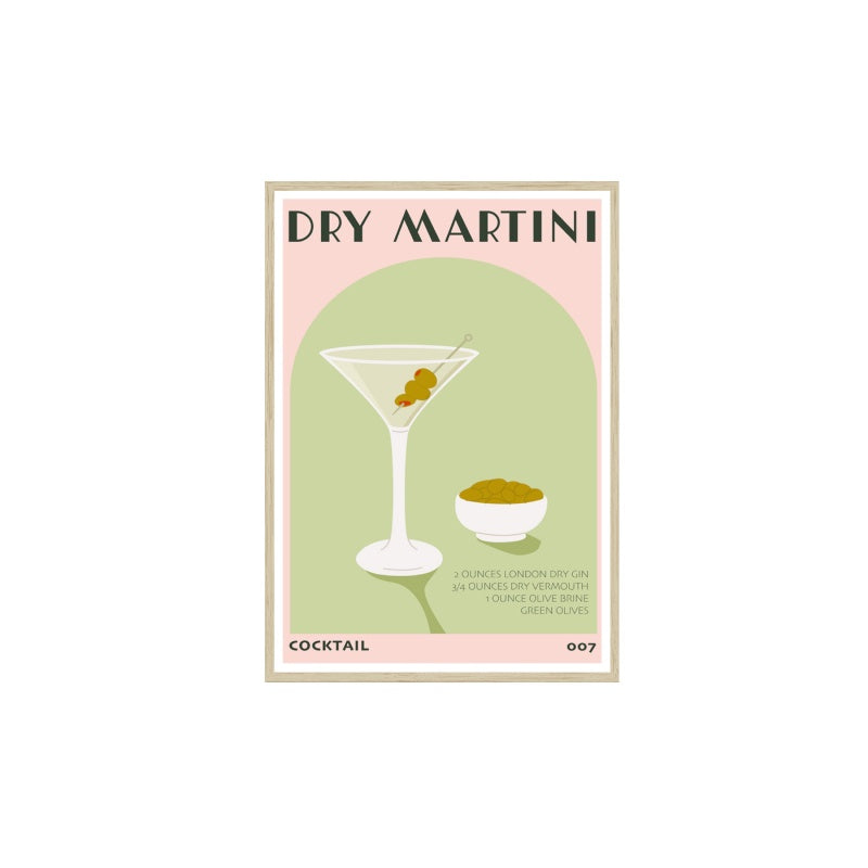 Dry Martini Framed Print