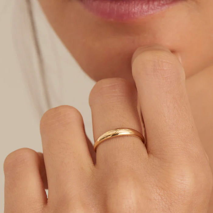 Ania Haie 14k Gold Magma Dome Ring