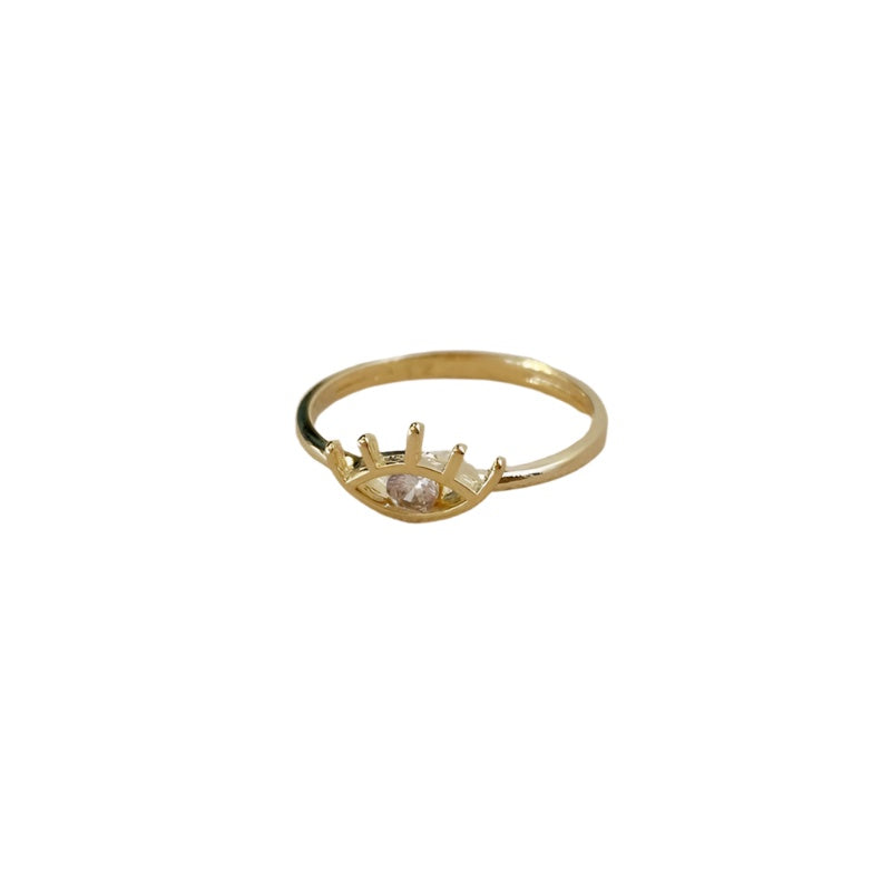 18k Gold Filled Eye Ring