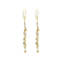 Allora Beaded Tourmaline Drop Earrings