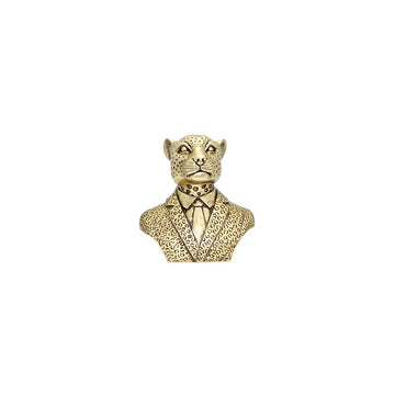Leopard in Suit Statue