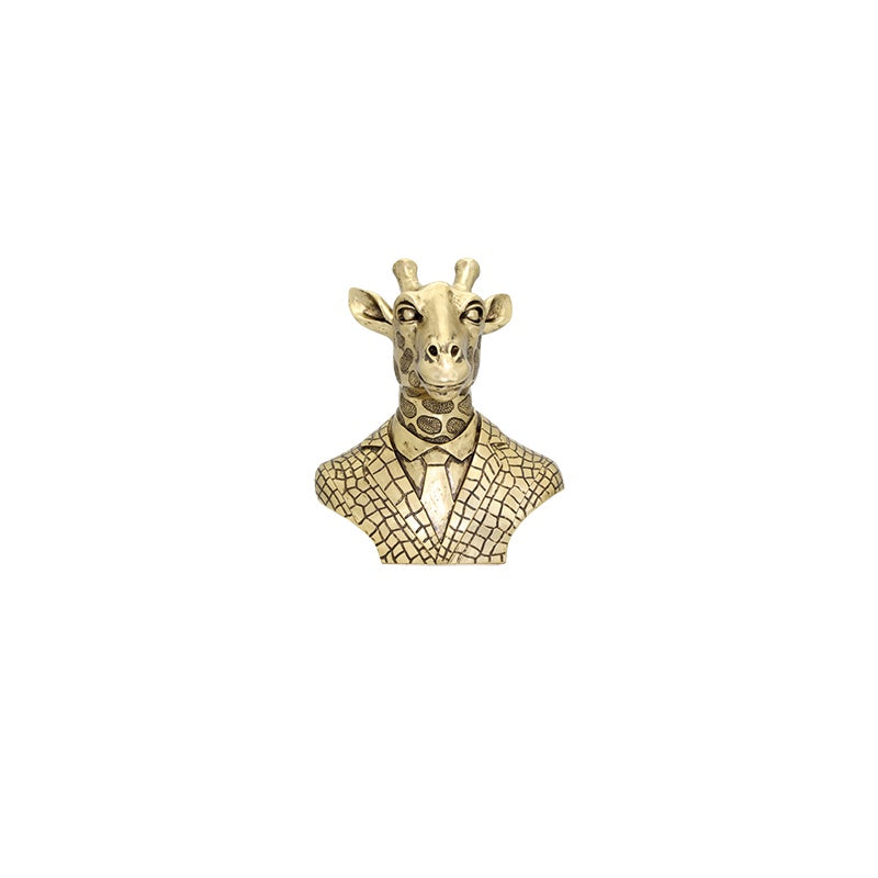 Giraffe in Suit Statue