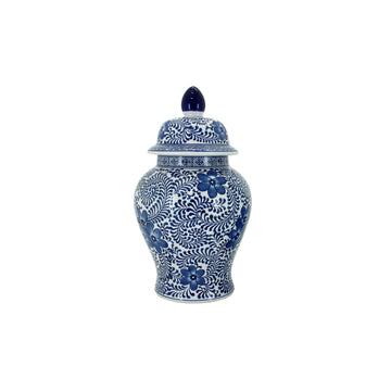 Aria Blue Ginger Vase