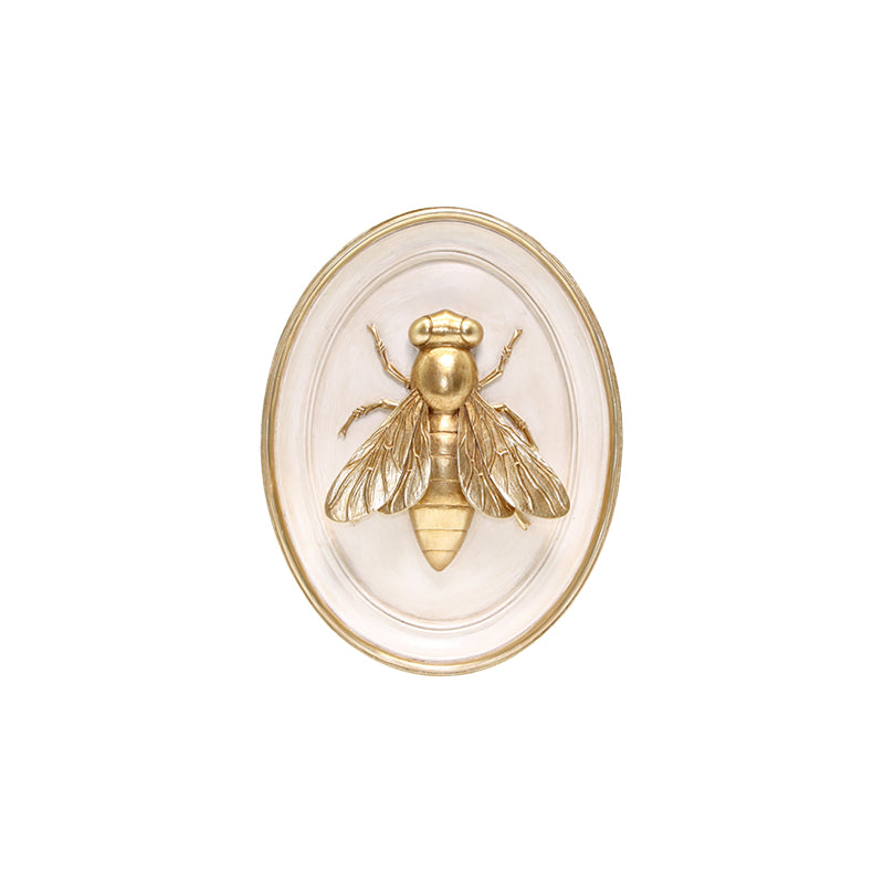 Ivory Insect Wall Plaque