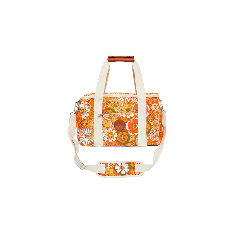 Golden Flower Cooler Bag