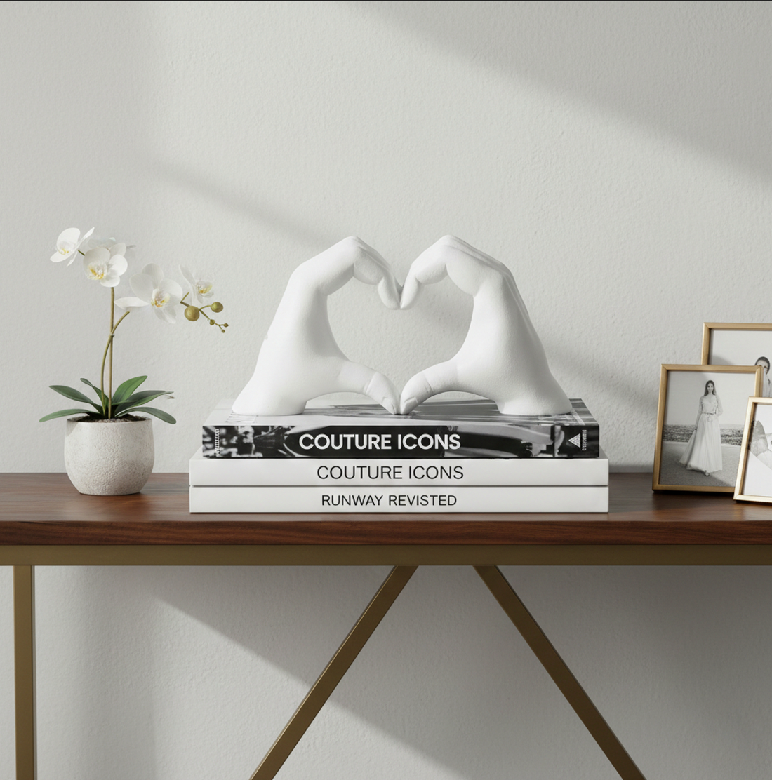 Heart Hands Love Sculpture