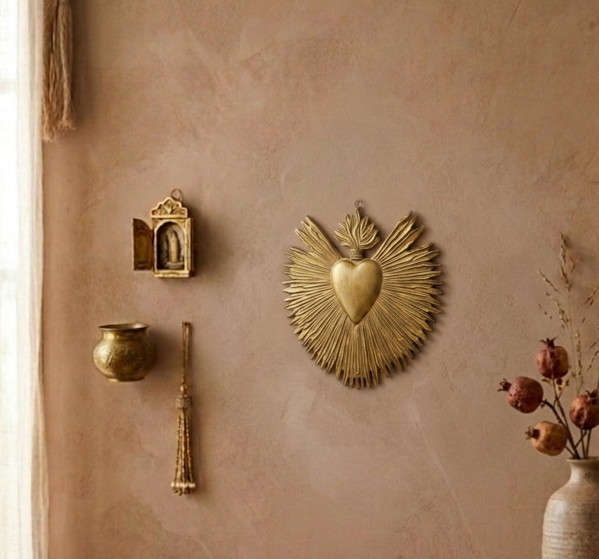 Sacred Heart with Rays