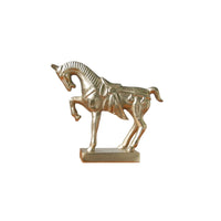 Gold Metal Horse Statue
