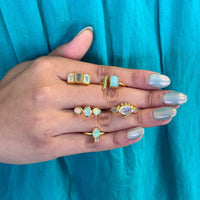 Allora Triple Opal Ring