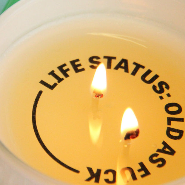 Hidden Message Candle - Old as Fck