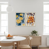 Orange Stripe Framed Print