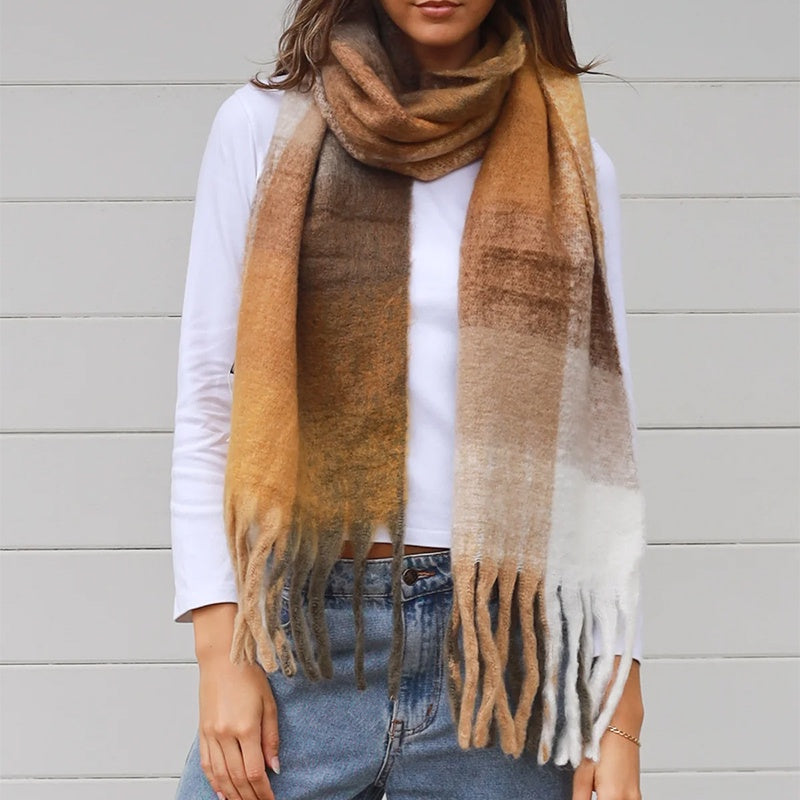 Georgie Checkered Scarf