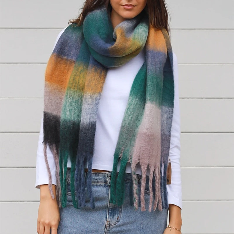 Tilly Checkered Scarf