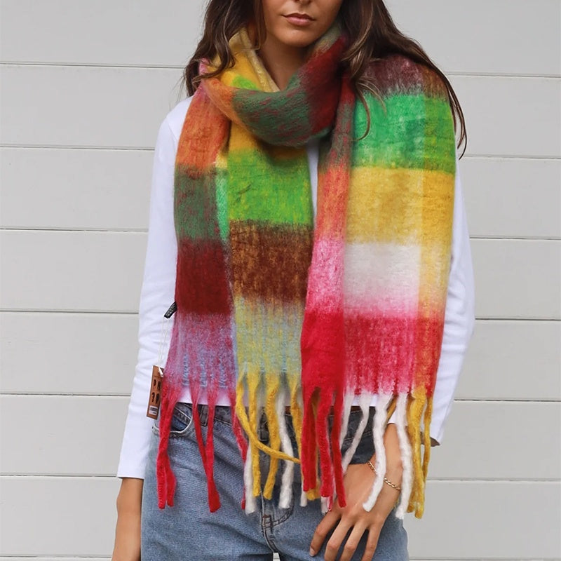 Alannah Checkered Scarf