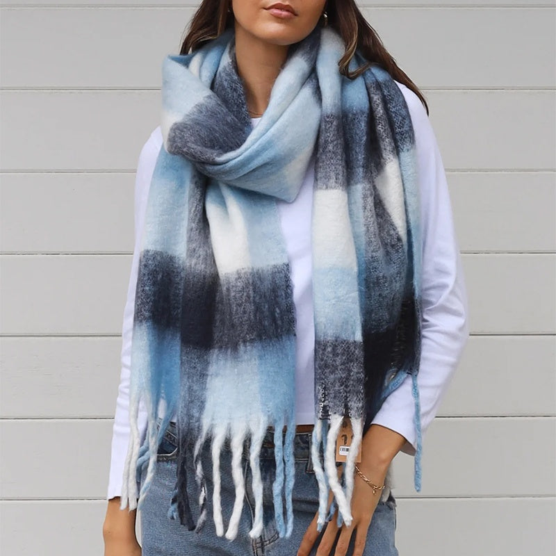 Laura Checkered Scarf