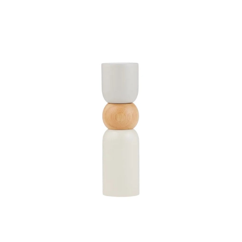 Wood Salt & Pepper Grinder- Taupe