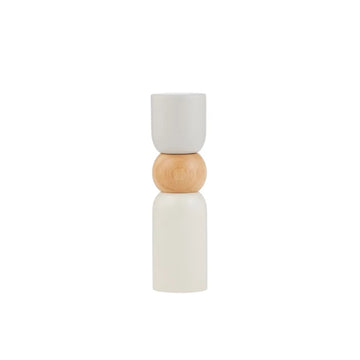 Wood Salt & Pepper Grinder- Taupe