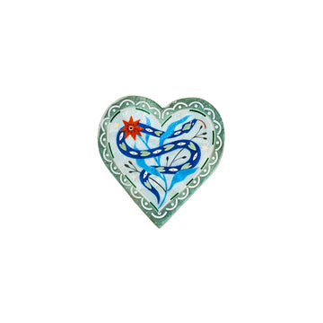 Blue Fable Snake Heart
