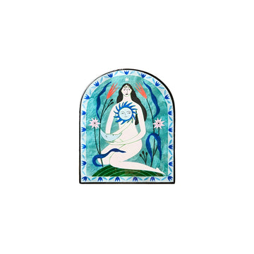 Blue Fable Goddess Arch Wall Art