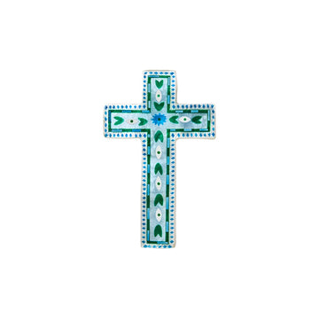 Fable Blue Cross Wall Art