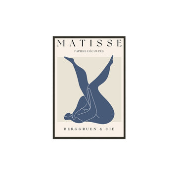 Matisse Blue Framed Print