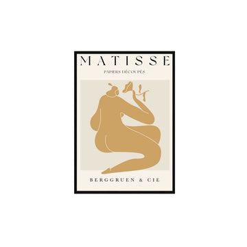 Matisse Gold Framed Print